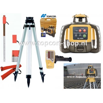 INTRODUCTIE Topcon Bouwlaser RL-H5A met baak & statief