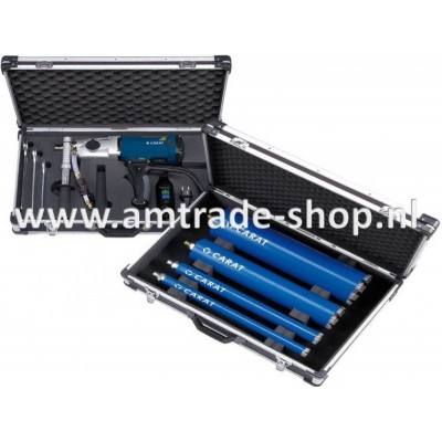 CARAT diamantboormachine A-2012 Controtec® SET inclusief 4 diamantboren 