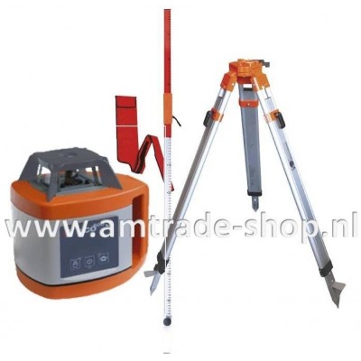 Horizontale bouwlaser 600 H Set inclusief baak & statief 