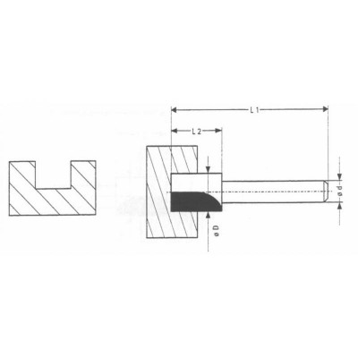 HM Groeffrees, recht 22mm 