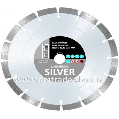 CARAT UNIVERSEEL ECONOMY - SILVER Ø115mm 