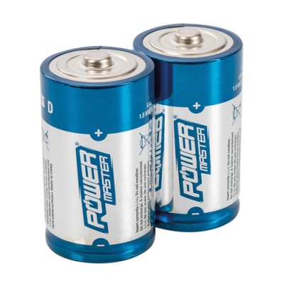 D super alkaline batterij LR20, 2 pk 